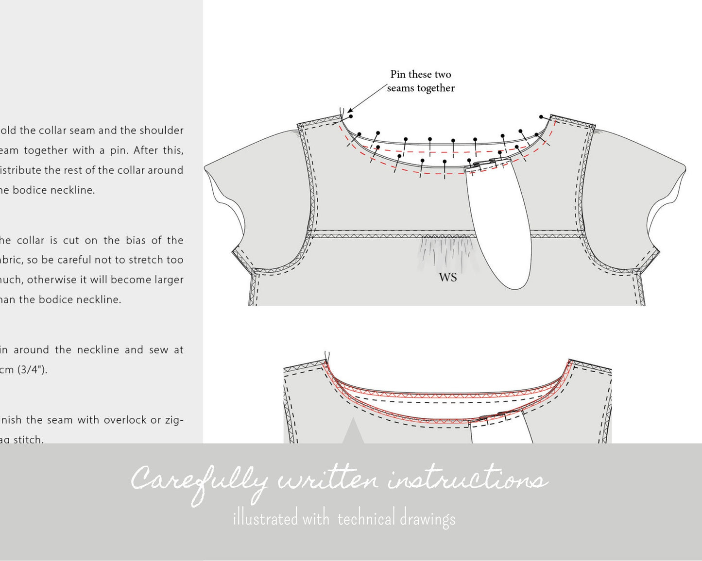 LIL blouse - sewing pattern