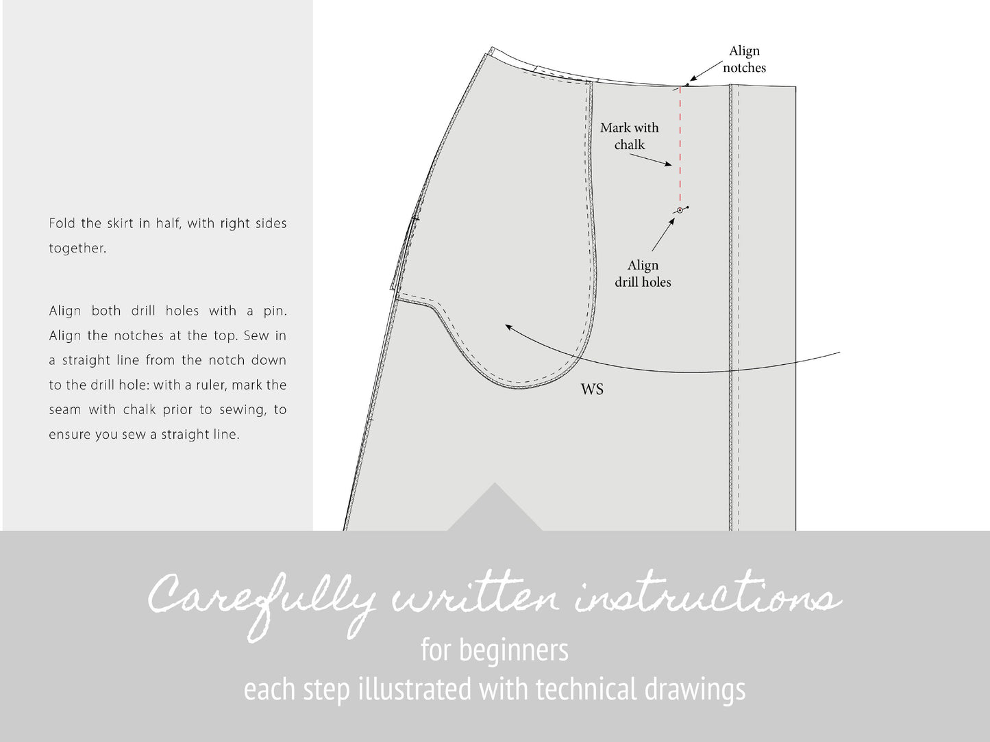 EMILY skirt - sewing pattern