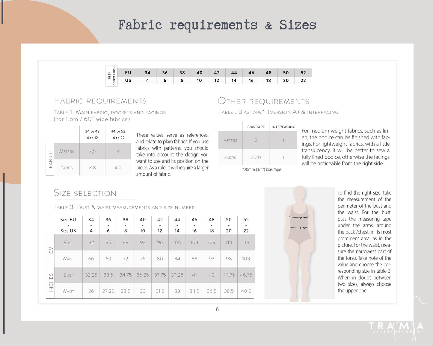 MOTIS wrap dress - sewing pattern