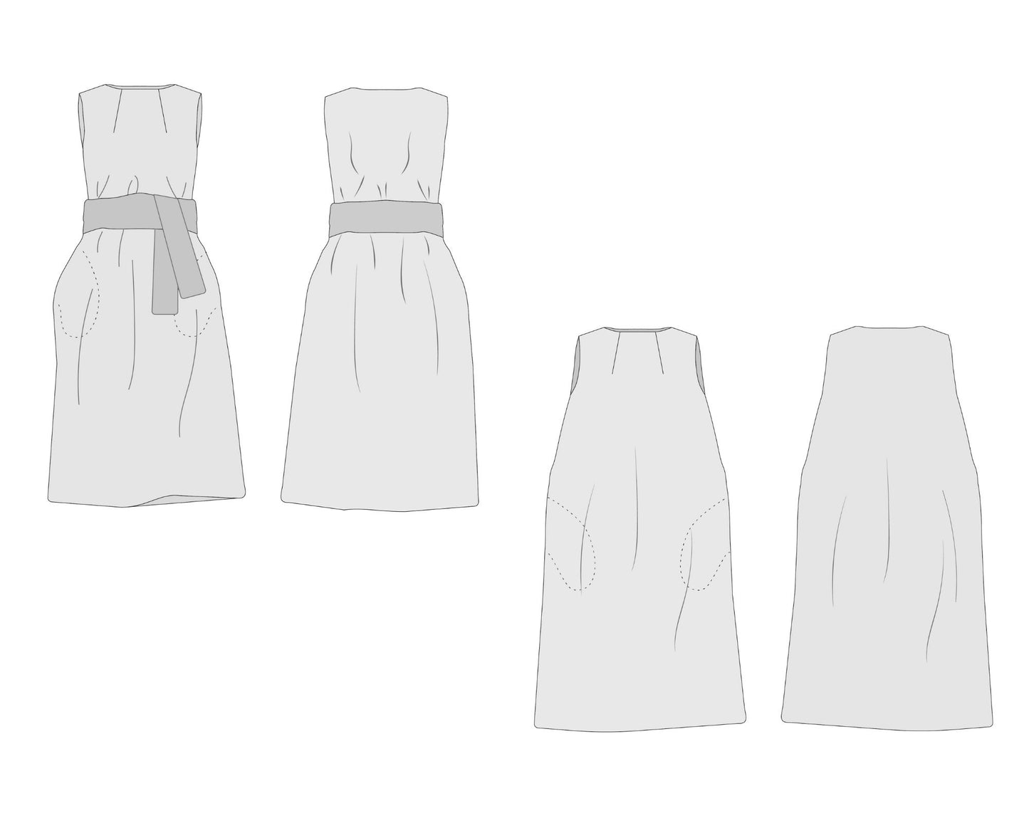 NOA Oversize Dress - sewing pattern