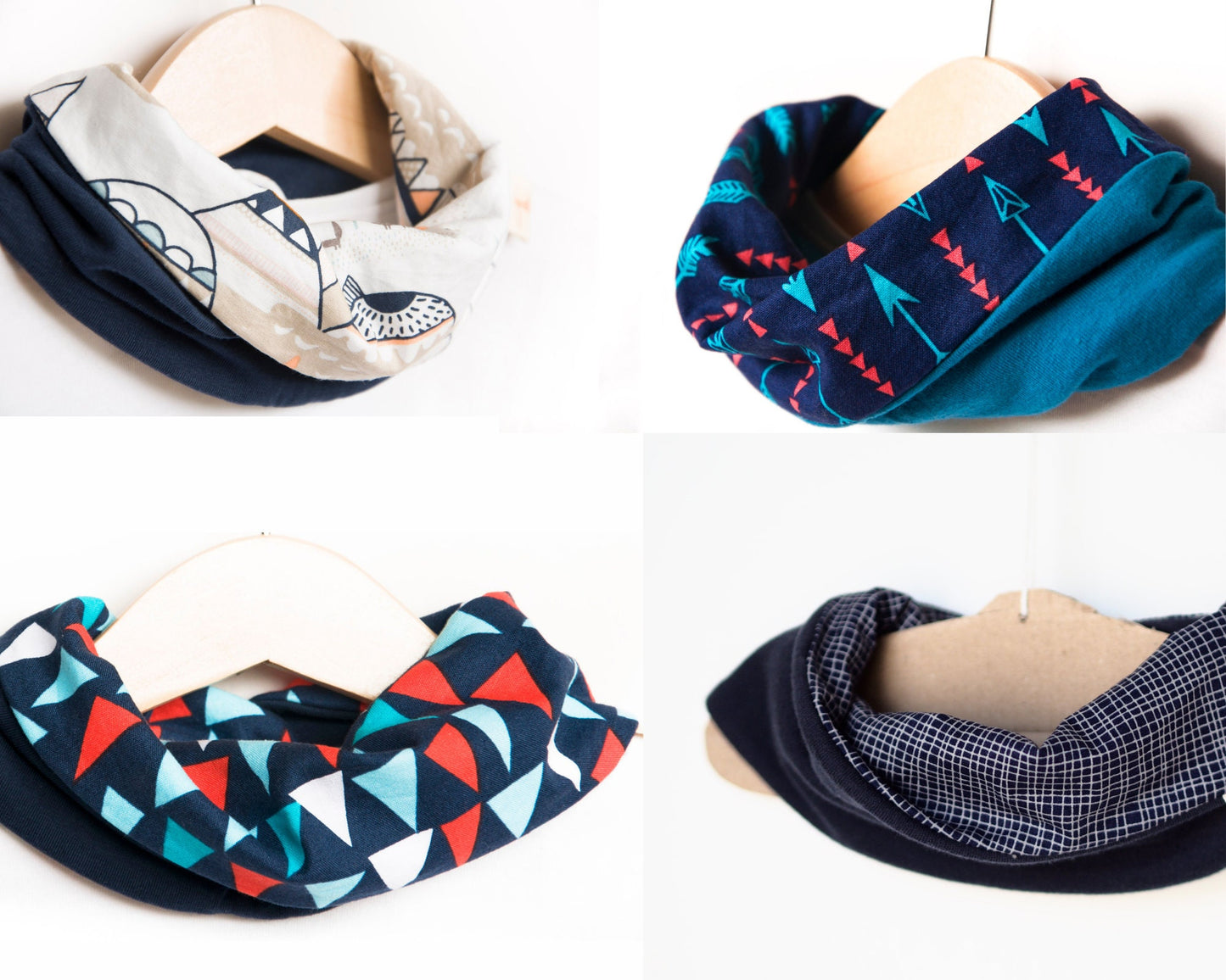 LOOP Baby scarf bib - sewing pattern