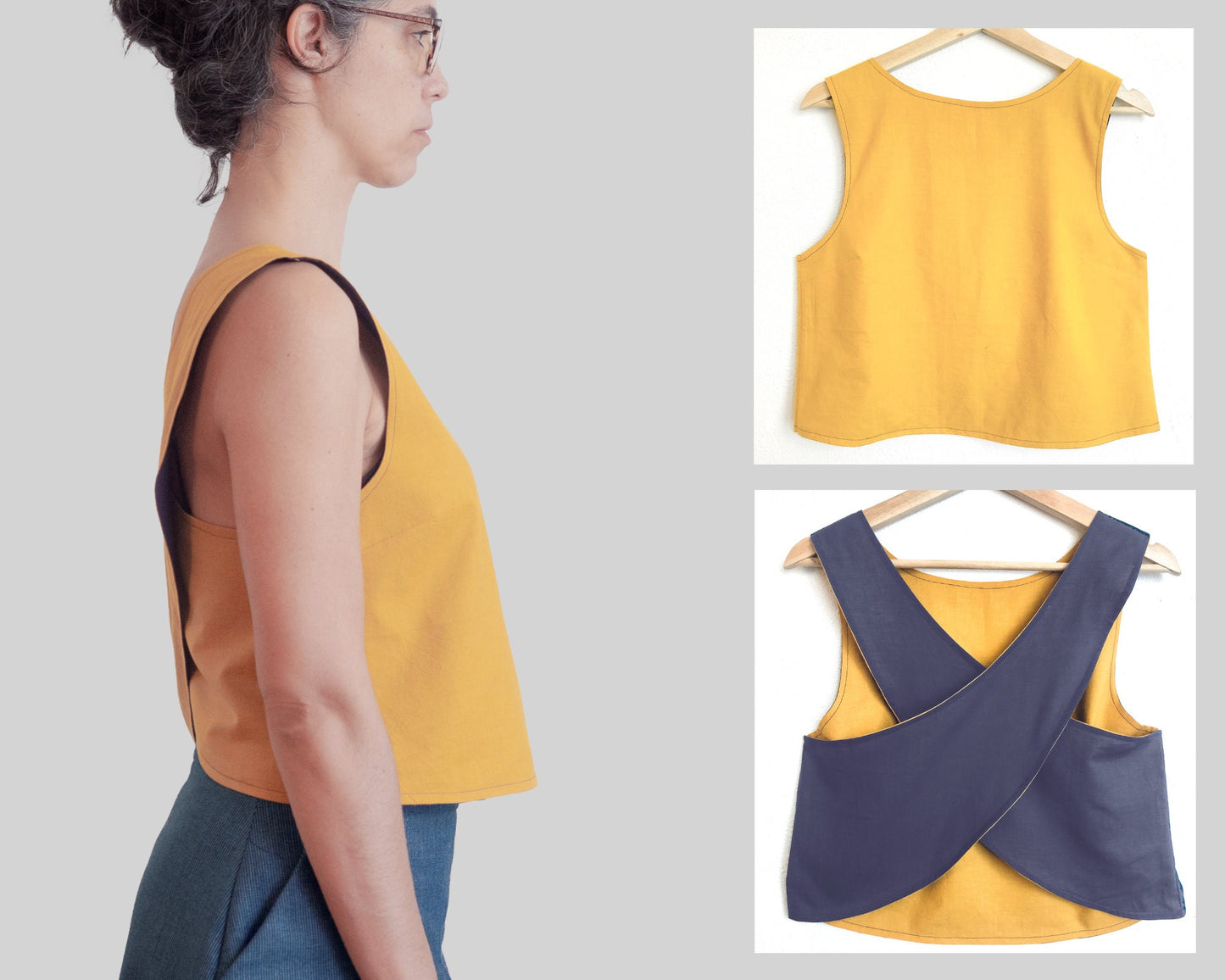 BRIA crossback top - sewing pattern