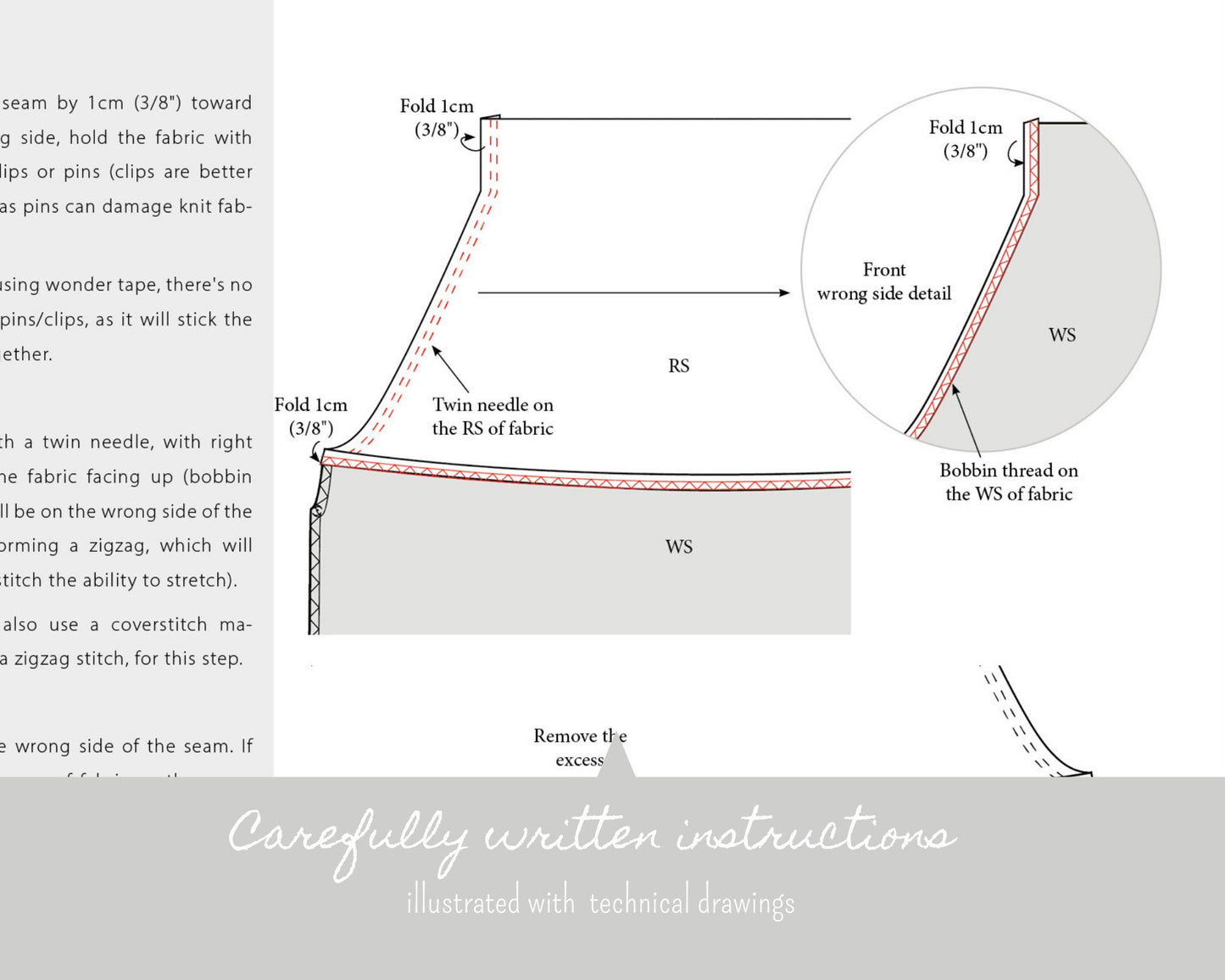 SNOW halterneck top - sewing pattern