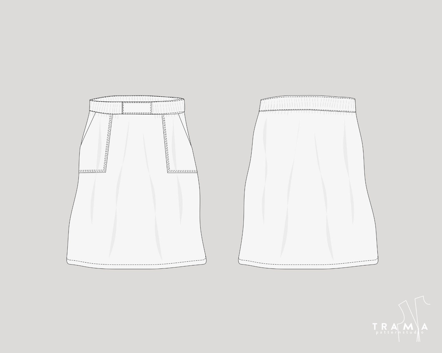 RITA Skirt - sewing pattern