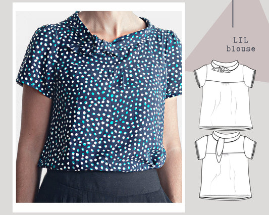 LIL blouse - sewing pattern